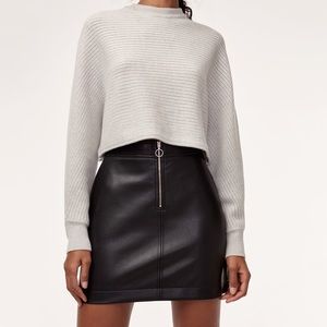 Wilfred Free Faux leather skirt